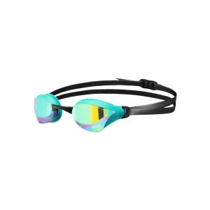 Arena Cobra Core Swipe Mirror Racing Goggles - Emerald/Peacock