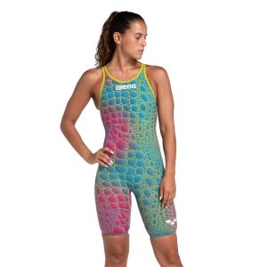 Arena Womens Carbon Air2 Caimano Limited Edition Kneesuit - Aurora Caimano