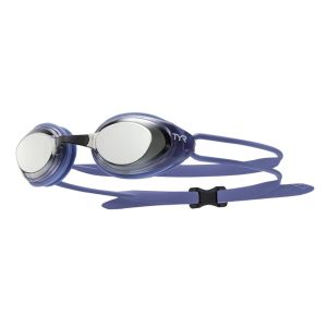 TYR Womens Black Hawk Racing Femme Mirrored Goggles - Purple